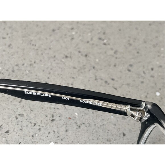 MARCHON X GAMES SUPERSLOPE 001 BLACK CLEAR EYEGLASSES FRAMES ONLY 50-15-135 - Picture 8 of 16